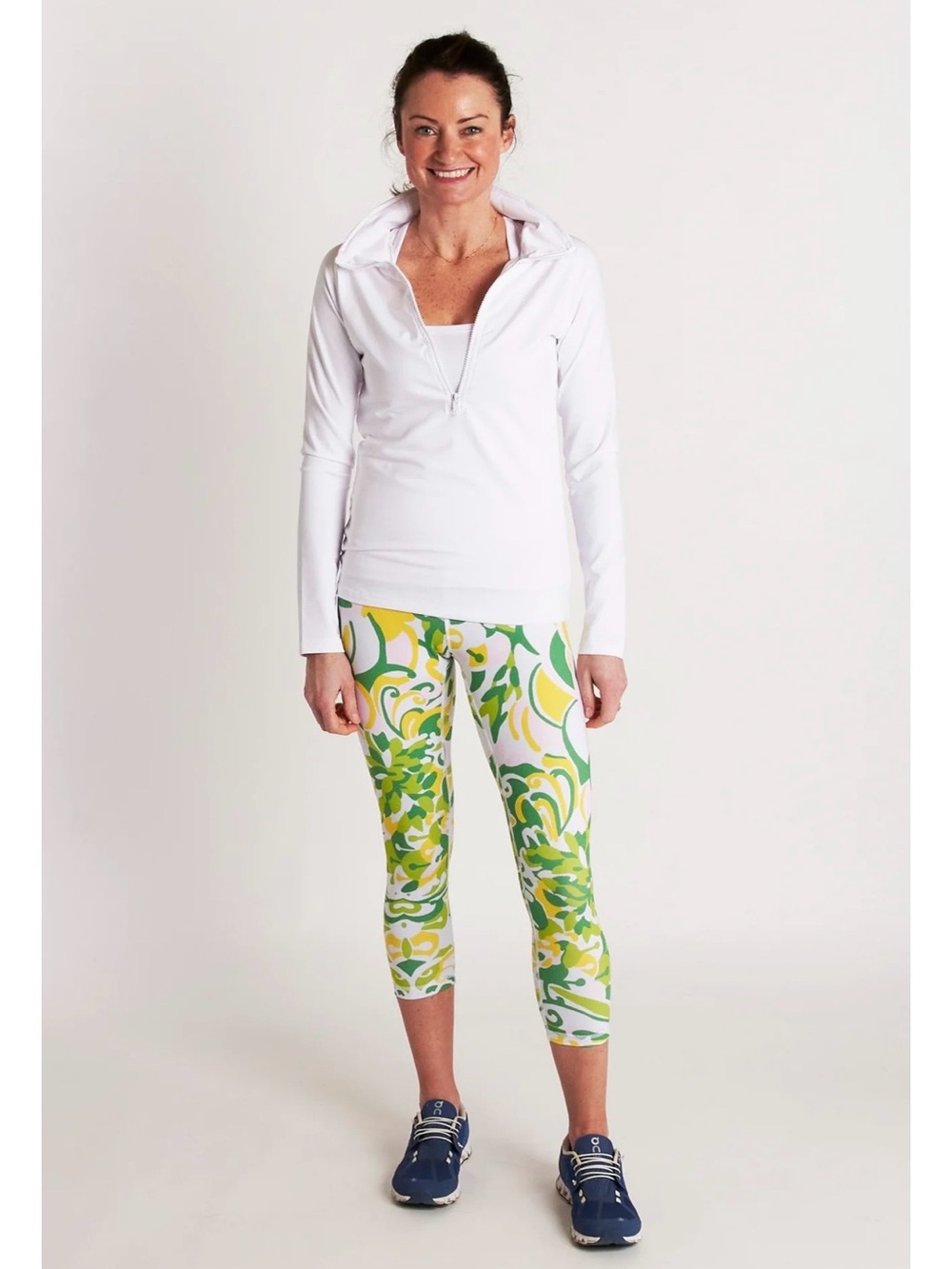 CK Bradley Lotus Leggings - Braided FLoral PAstel  - NWOT